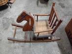 Vintage oud speelgoed houten poppen hobbelpaard, Antiek en Kunst, Ophalen