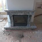 Haardkachel met schouw .., Huis en Inrichting, Haarden, Ophalen of Verzenden, Gebruikt, Vrijstaande haard