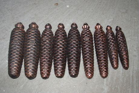 Koekoeksklok gewichten dennenkegels, Antiek en Kunst, Antiek | Klokken, Ophalen of Verzenden