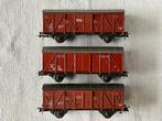 3x Roco NS gesloten goederenwagons, Hobby en Vrije tijd, Modeltreinen | H0, Gebruikt, Gelijkstroom, Wagon, Ophalen of Verzenden