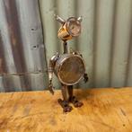 Robot - metal art - auto onderdelen - upcycling, Gebruikt, W, Ophalen of Verzenden, W