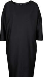 Jersey Jurk, Zwart, Maat 42/44 (L), Nieuw, Ophalen of Verzenden