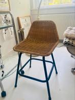 Rohé Noordwolde  Sliedregt Dirk  Barkrukje laag 1960s, 1 kruk, Ophalen of Verzenden, Riet