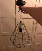 Zwarte hanglamp, Huis en Inrichting, Ophalen of Verzenden, Zo goed als nieuw, Minder dan 50 cm