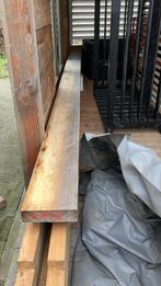 Vuren balken 4 stuks a 5 meter - 20x7x508 3st. + 25x7x481,5, Ophalen, Zo goed als nieuw, Balk, Vuren