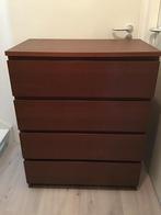 IKEA Malm ladekast met 4 grote lades, Ophalen, Minder dan 50 cm, Gebruikt, 75 cm of meer