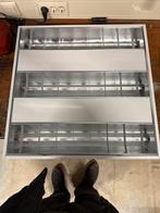 Systeem plafond verlichting 60x60, Ophalen, Gebruikt, Metaal, Inbouw armatuur
