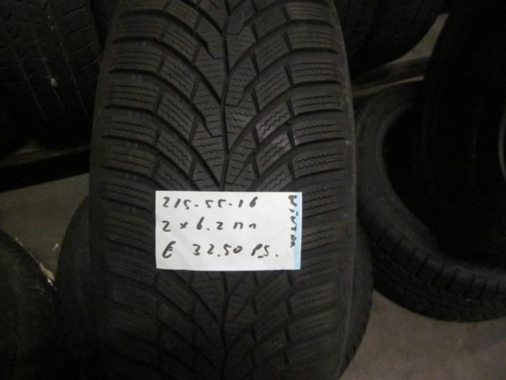 215 55 16 Continental WinterContact TS870 winterbanden, Auto-onderdelen, Banden en Velgen, Banden en Velgen, Winterbanden, 16 inch