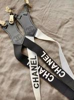 Designer Logo CC bretels Unisex Zwart/Wit en Goud/Zilver !!, 3 tot 5 cm, Verzenden, Wit, 90 tot 100 cm