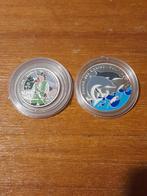 2 Zilveren Munten: Cuba & Noord-Korea, Ophalen of Verzenden