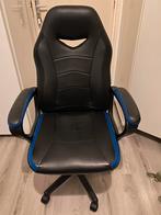 Gaming Stoel - Zwart/Blauw, Gebruikt, Zwart, Ophalen of Verzenden, Gaming bureaustoel