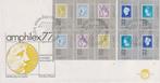 Nederland 1977 E152 Blokken Amphilex 77 z.a., Postzegels en Munten, Postzegels | Eerstedagenveloppen, Ophalen of Verzenden, Onbeschreven