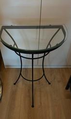 Bijzettafel/ haltafel, Huis en Inrichting, Tafels | Bijzettafels, Minder dan 55 cm, Rond, Zo goed als nieuw, Ophalen