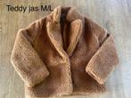 Leuke okergele teddy jas ( M/L ), Ophalen of Verzenden, Zo goed als nieuw