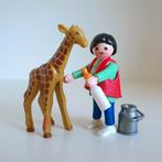 Playmobil dierenverzorger met babygiraf 3253, Ophalen of Verzenden, Zo goed als nieuw, Complete set