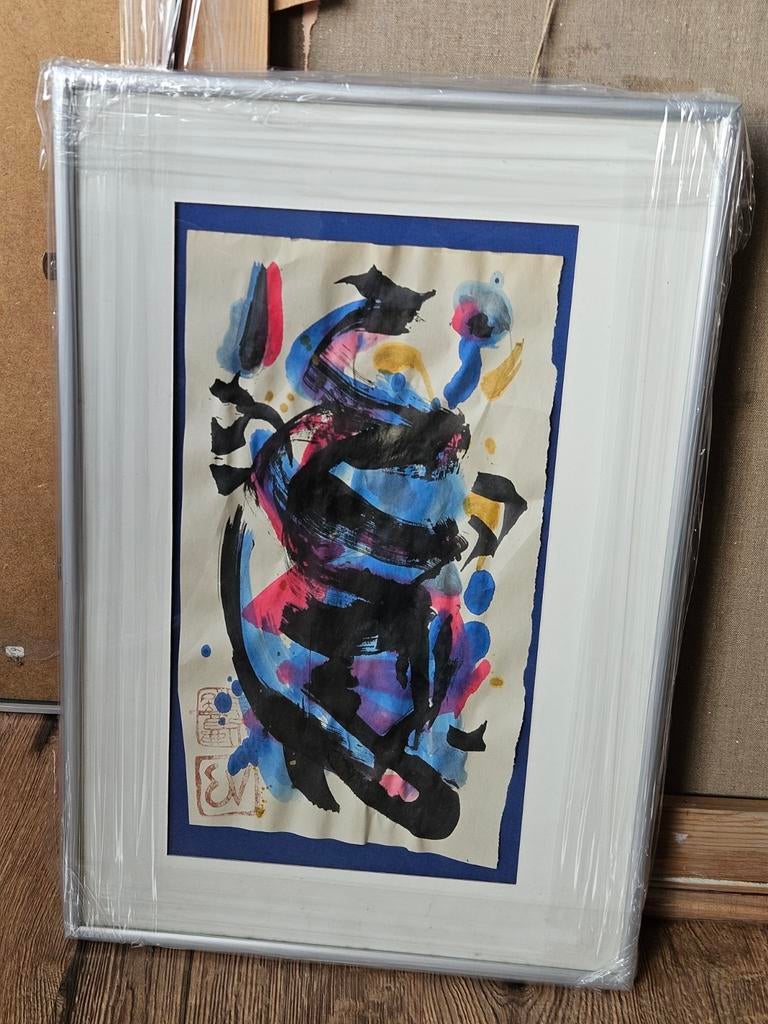 Ernst Vijlbrief Abstract kunst ruilen ook mogelijk, Antiek en Kunst, Ophalen of Verzenden