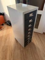 Stalen Ladekastje met 9 laadjet, Huis en Inrichting, Ophalen, Minder dan 50 cm, Gebruikt, 5 laden of meer