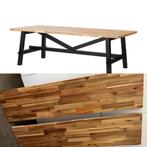 Eetkamertafel / bureau met bankje SKOGSTA, Ophalen, Gebruikt