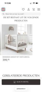 Doorgroei Ledikant Wit 140x70, Ophalen, Gebruikt, Ledikant