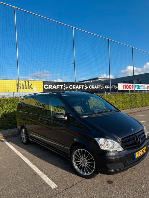 Mercedes-Benz Viano 3.0 CDI Lang AUT 2012 Zwart, Auto's, Mercedes-Benz, Particulier, Viano, ABS, Achteruitrijcamera, Adaptive Cruise Control