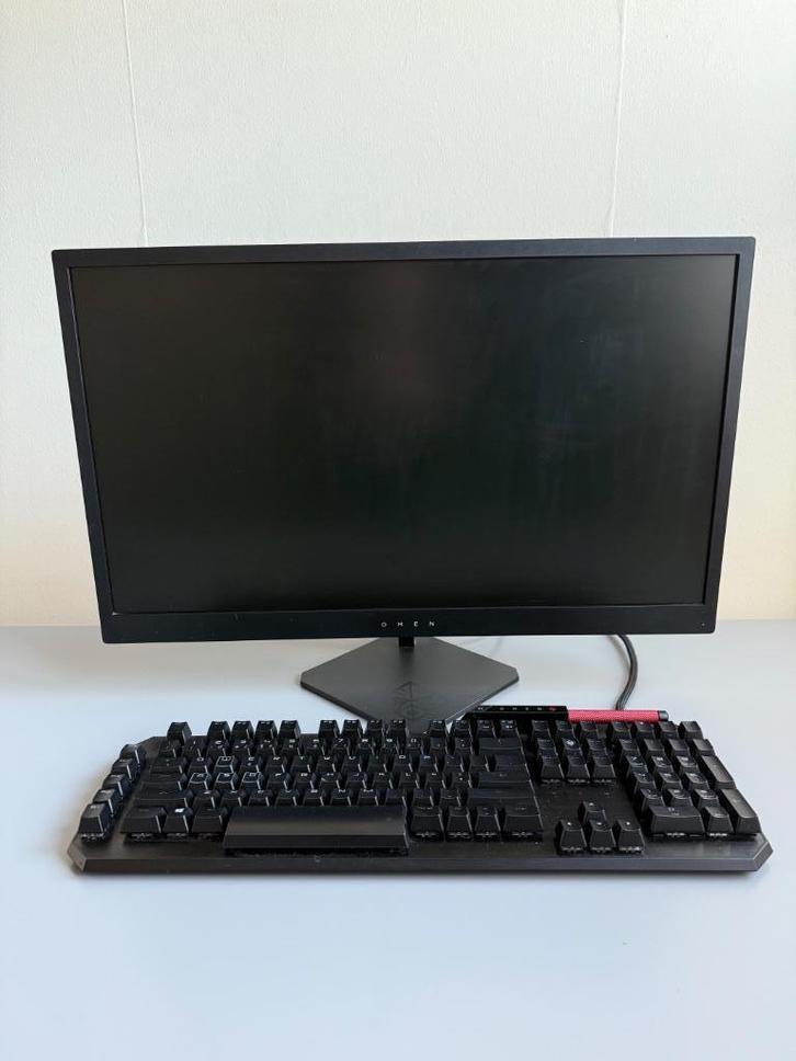 HP OMEN gaming monitor, Computers en Software, Monitoren, Zo goed als nieuw, 201 Hz of meer, HDMI, Gaming, Ingebouwde speakers