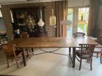 Eetkamer tafel 110x 320, Ophalen, Zo goed als nieuw, Rechthoekig, 200 cm of meer