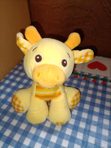 Action gele giraffe knuffel 18 cm ZD Trading  beschikbaar voor biedingen