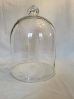 Grote antieke Franse glazen stolp 40 cm en 3,5 kg, Ophalen of Verzenden