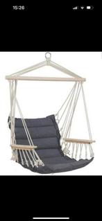 Te koop: 2 hangmatstoelen antraciet NIEUW, Ophalen, Nieuw