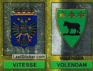 GEZOCHT panini 1986-1987 nr. 351 Vitesse/Volendam beschikbaar voor biedingen