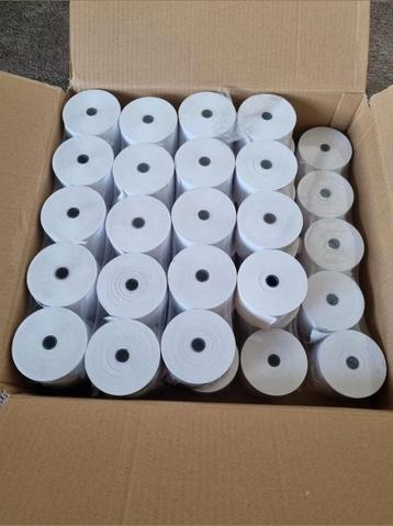 44 nieuwe kassarollen/thermorollen. 58 x 80 x 12. 55 grams.  beschikbaar voor biedingen