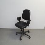 Ahrend Cirkel 260 bureaustoel - nieuwe zwarte skai, Gebruikt, Bureaustoel, Zwart, Ophalen