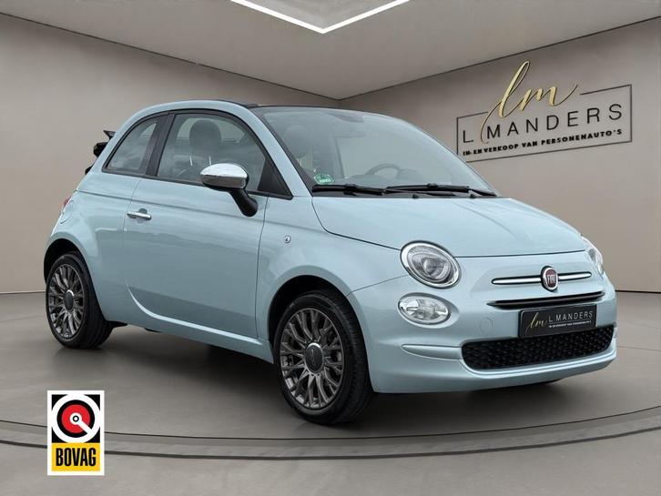 Fiat 500C 1.0 Hybrid Club 2023 BLAUW | Cabrio | Apple CarPla, Auto's, Fiat, Bedrijf, 500C, ABS, Airbags, Airconditioning, Android Auto