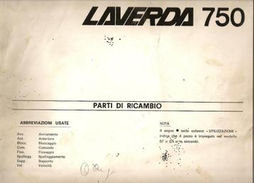 2 laverda motorboeken beschikbaar voor biedingen