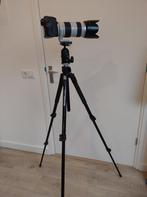 Manfrotto statief en balhoofd zgan 190xprob en 498RC2, Driepoot, Ophalen of Verzenden, Met balhoofd, Zo goed als nieuw