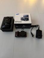 samsung nx500 + lens defect, Ophalen of Verzenden, Samsung, 8 keer of meer, Gebruikt