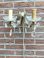 Leuke Pegel Wandlamp - vintage brocante landelijk antiek, Huis en Inrichting, Lampen | Wandlampen, Ophalen of Verzenden, Gebruikt