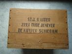 Oude Schiedamse jeneverkist, Antiek en Kunst, Verzenden
