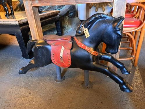 Echt antiek draaimolen kermis paard 104 cm lang & 65 cm hoog, Antiek en Kunst, Curiosa en Brocante, Ophalen