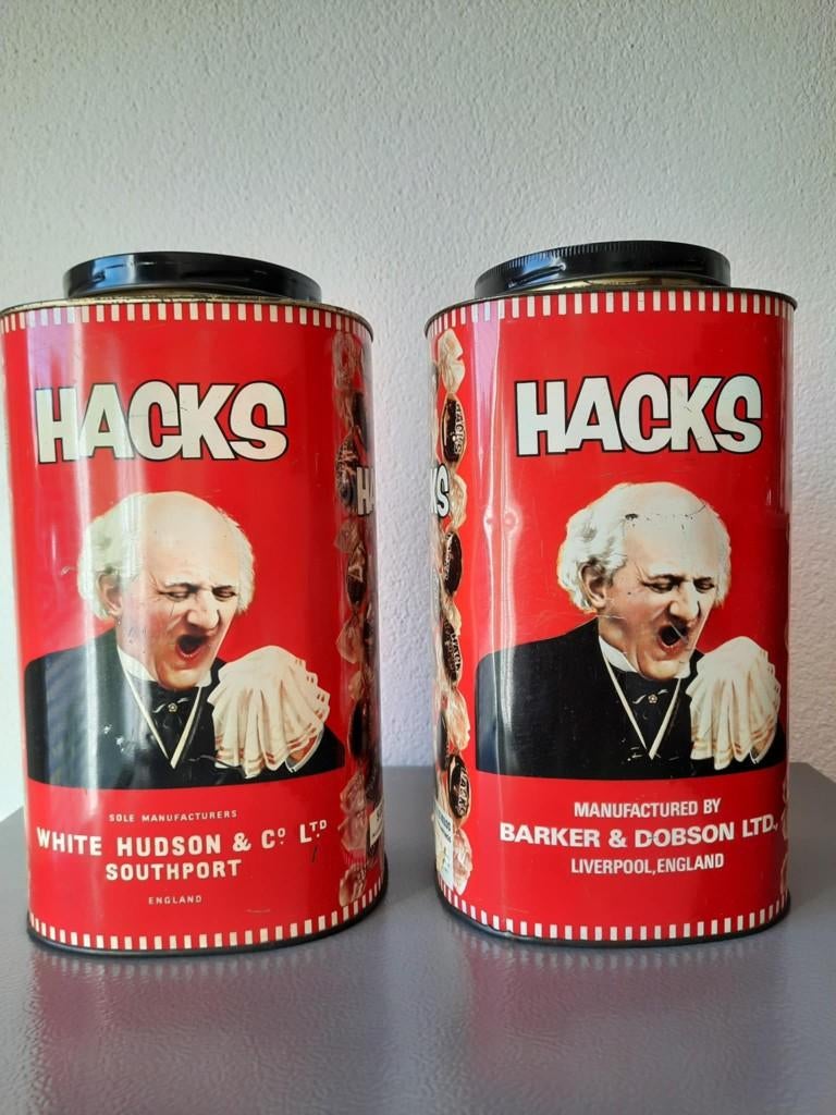 HACKS blikken, Verzamelen, Blikken, Ophalen of Verzenden, Gebruikt, Overige, Overige merken