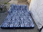 Bedbank luchtbed zebraprint, Caravans en Kamperen, Ophalen, Zo goed als nieuw