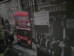Londen Muurdecoratie met Rode Dubbeldekker, Ophalen of Verzenden, Gebruikt