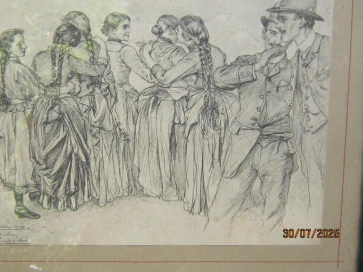 Christian W.Allers, 2 Teken Litho,s Club Eintracht Hamburg, Antiek en Kunst, Kunst | Tekeningen en Foto's, Ophalen