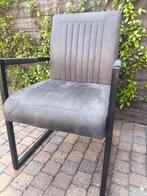 Vier z.g.a.n eettafel stoelen met leuning., Ophalen, ., Zo goed als nieuw, Metaal