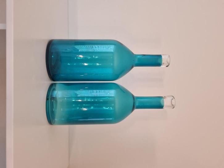Accessoires Turquoise, Tuin en Terras, Bloempotten, Nieuw, Overige materialen, Minder dan 40 cm, Minder dan 25 cm, Rond, Ophalen