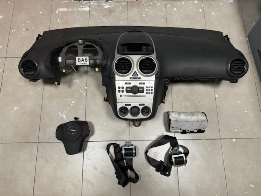 Opel Corsa D Dashboard Airbagset Compleet, Gebruikt, -, -, Opel