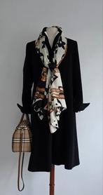 Scapa cashmere wollen mantel zwart 40/42, Kleding | Dames, Jassen | Winter, Pauw Scapa, Verzenden, Zo goed als nieuw, Zwart