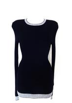 Superieur kwaliteit ribgebreide marine trui Scotch&Soda -m.L, Maat 42/44 (L), Nieuw, Scotch & Soda, Verzenden