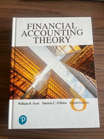 Financial accounting theory beschikbaar voor biedingen
