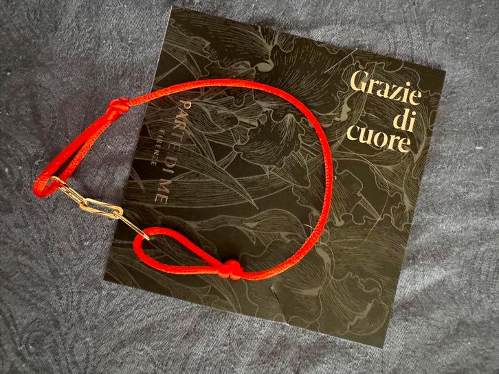 Parte di Me Armband - Nieuw in Verpakking!, Sieraden, Tassen en Uiterlijk, Armbanden, Nieuw, Overige materialen, Rood, Ophalen of Verzenden